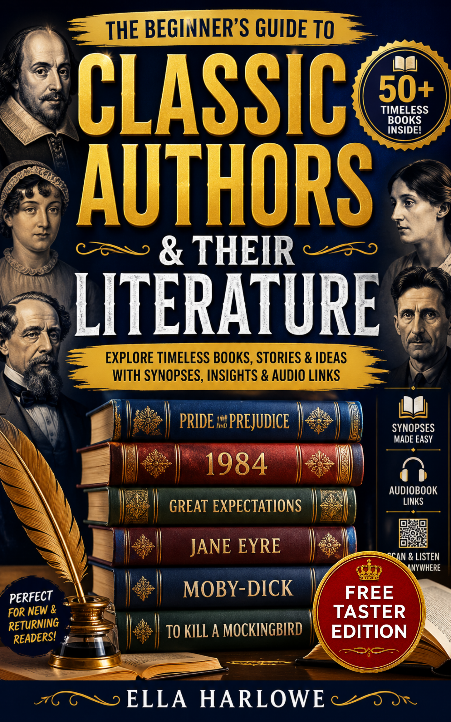 The Beginner’s Guide — Classic Authors & Their Literature — FREE TASTER(EPUB & EBOOK)